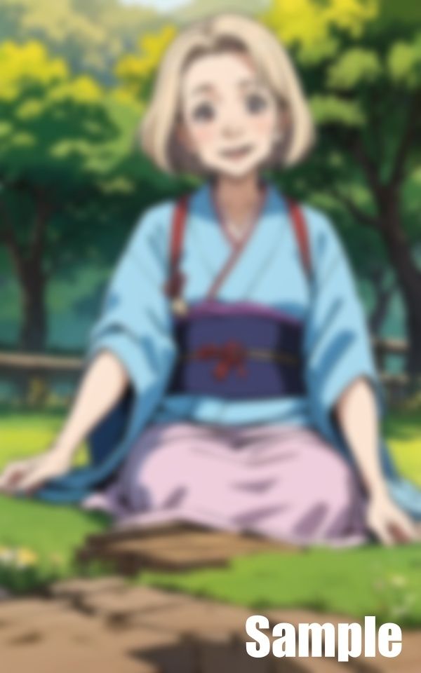 サンプル画像3:田舎のお婆ちゃん(はっしゅ) [d_440083]