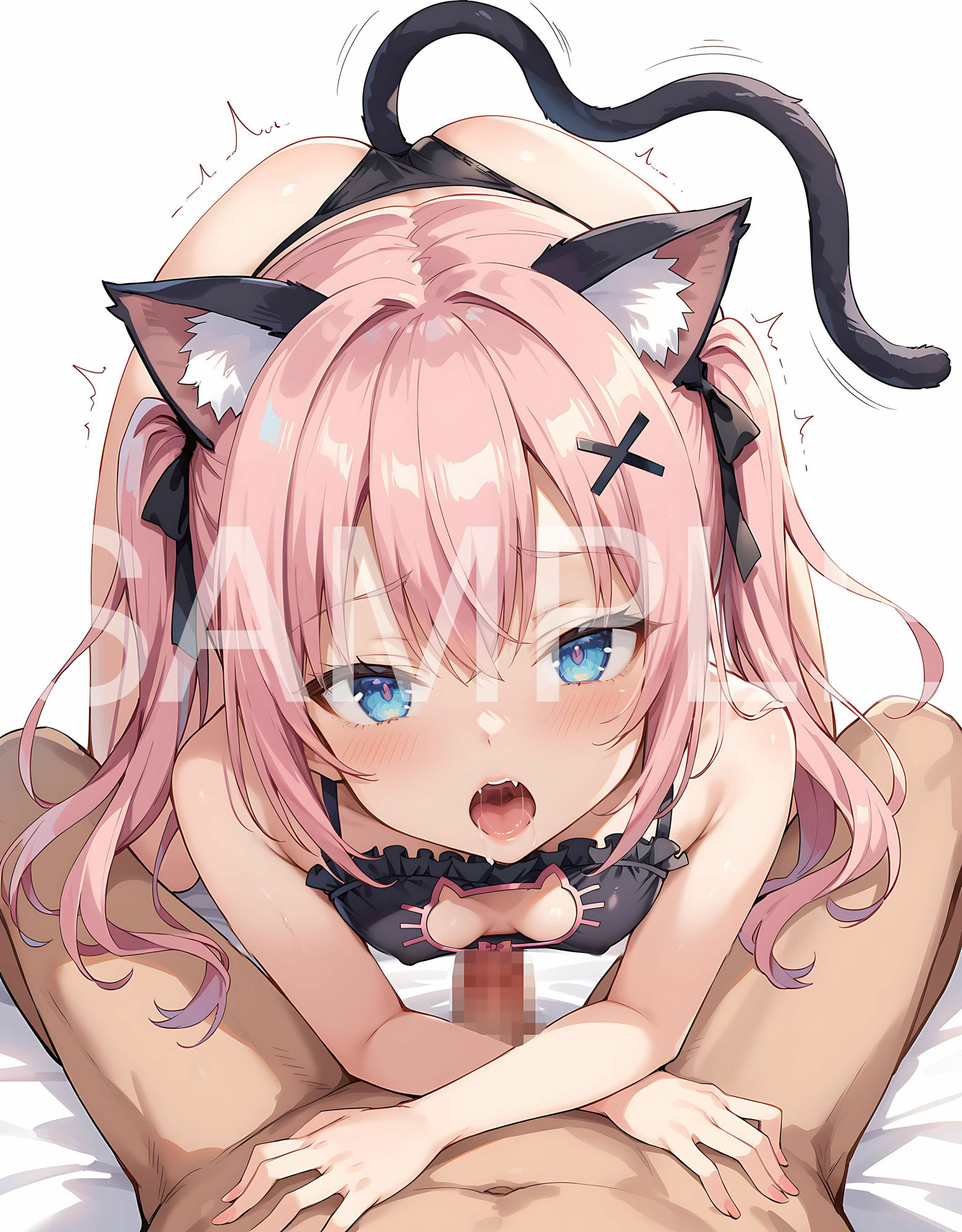 サンプル画像6:えちえち 美少女×ポーズ集 – ツインテ少女編 -(aiもちち) [d_440093]