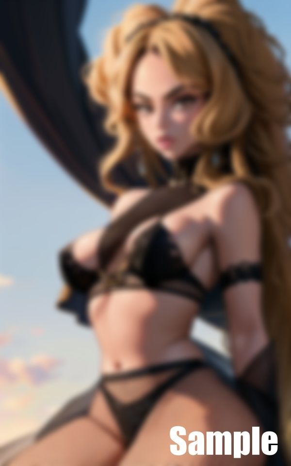 サンプル画像2:ブラックビューティーモデル(はっせ) [d_440108]