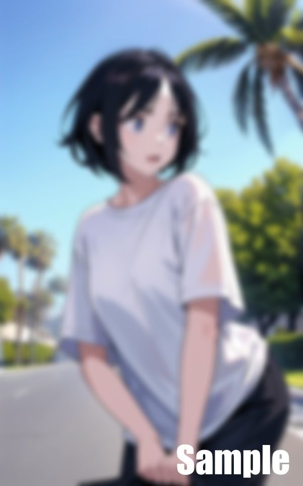 サンプル画像1:LA美少女(はらく) [d_440109]