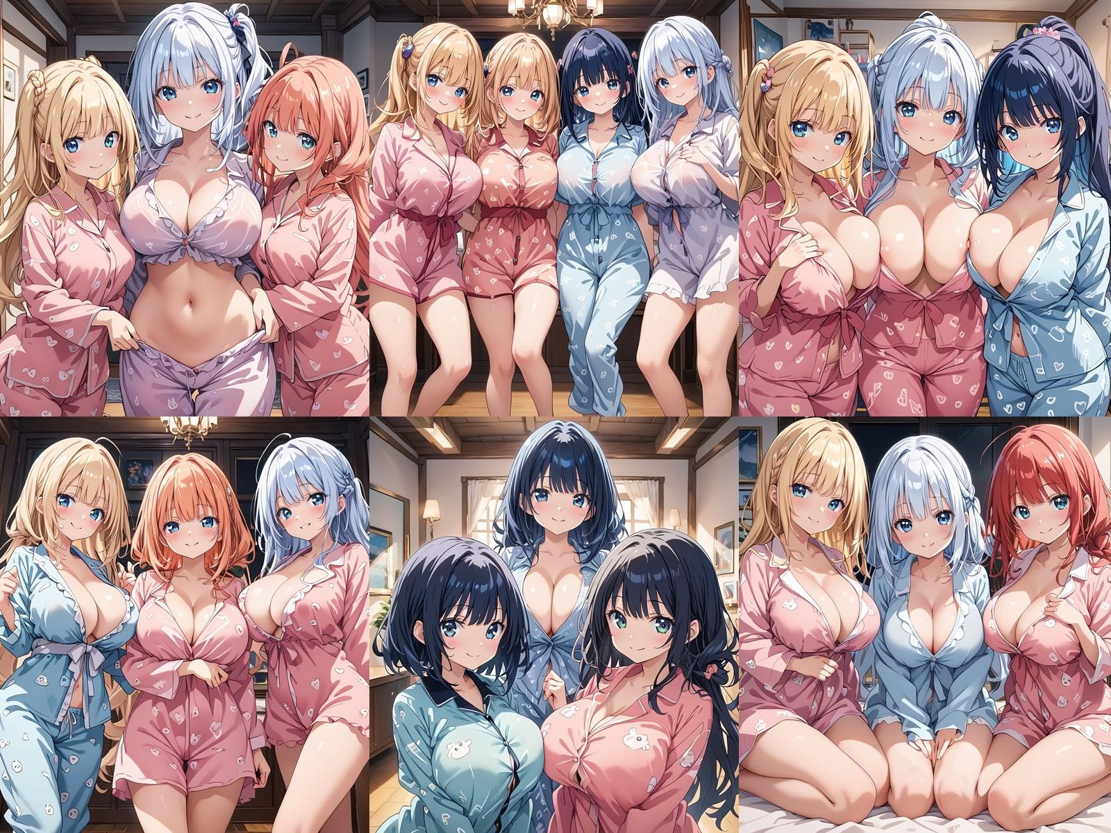 サンプル画像1:パジャマハーレムを作ってボテ腹にしてやった件【ハーレム王にオレはなる】(ハーレムランド) [d_440224]