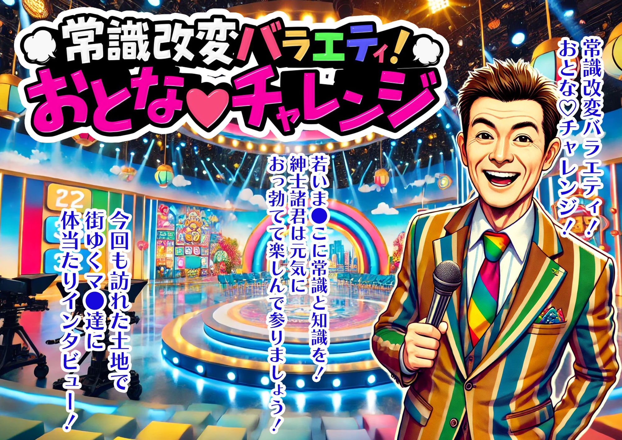 サンプル画像1:常識改変バラエティ！ おとなチャレンジ 〜街ゆく女性にチン凸インタビュー！〜(ラビットフット) [d_440270]