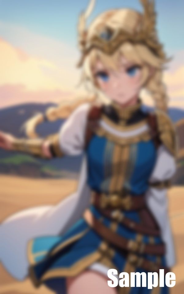 サンプル画像1:北欧神話のワルキューレ(ひんぺり) [d_440275]