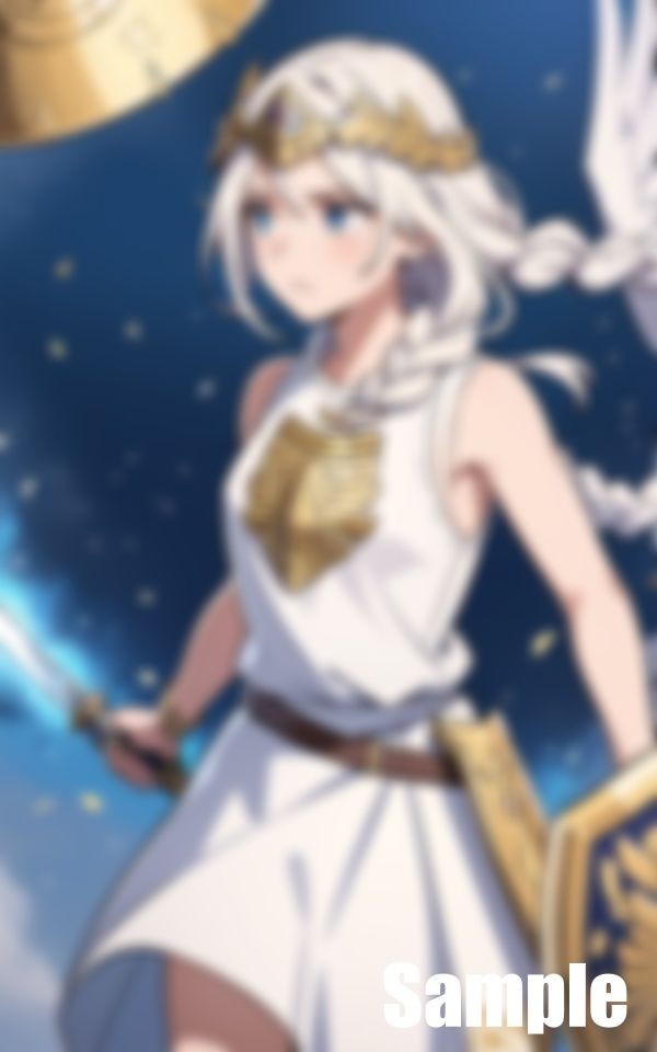 サンプル画像2:北欧神話のワルキューレ(ひんぺり) [d_440275]