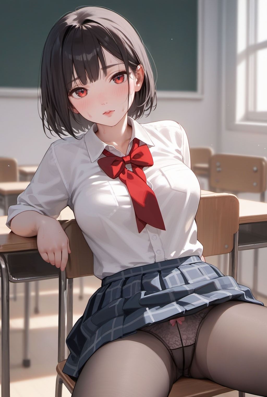 サンプル画像2:羞恥っ娘倶楽部〜君のおパンツみせてごらん(AIこひつじ屋) [d_440384]