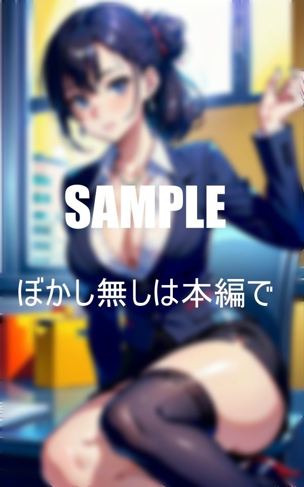 サンプル画像1:いやらしいオフィスレディーたちの誘惑それを我慢できない男性社員たち(Mサークル) [d_440388]