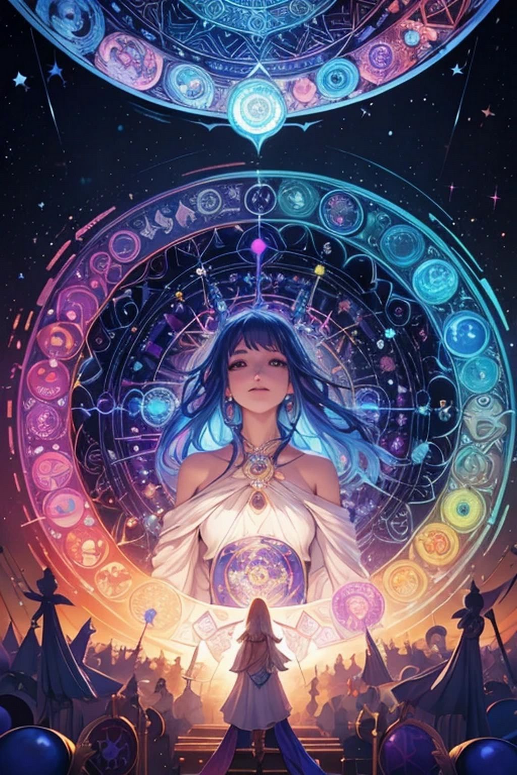 サンプル画像2:STAR ＆ MAGIC CIRCLE short イラストCG集(豊川内角) [d_440535]