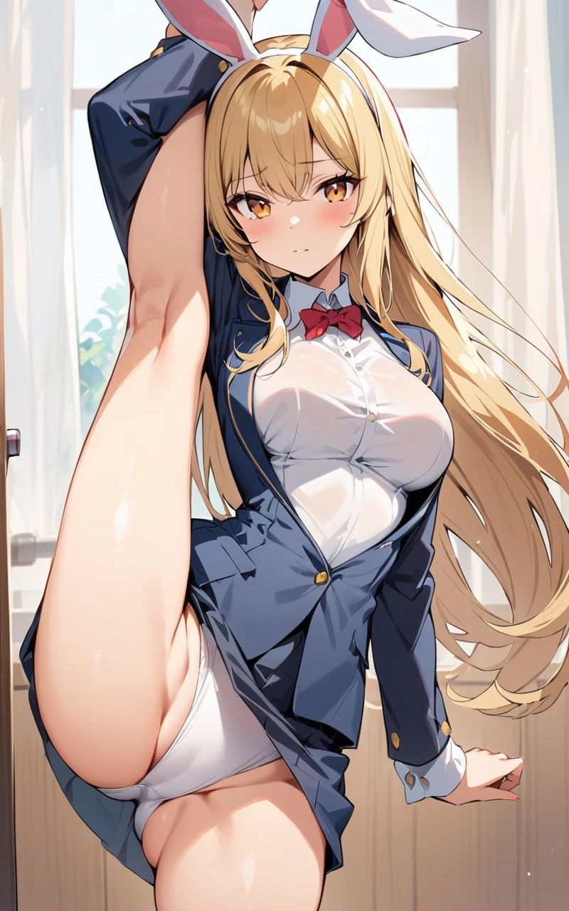 サンプル画像2:開脚美女【妄想イラスト美女図鑑vol.112】(AIイラスト美女研究所) [d_440556]