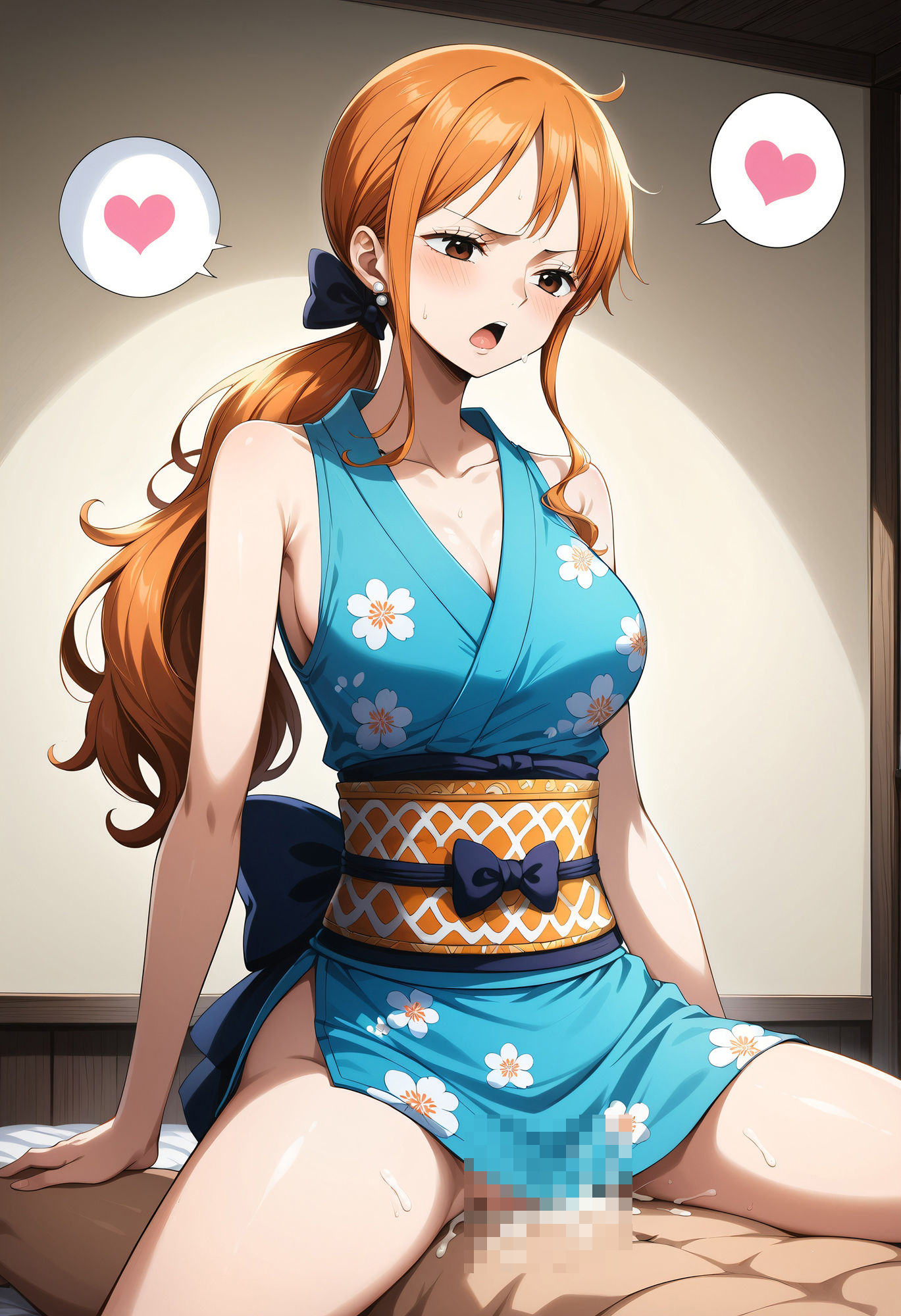 サンプル画像4:ナミ（ワンピース）のエロCG集！(農地改革) [d_440564]