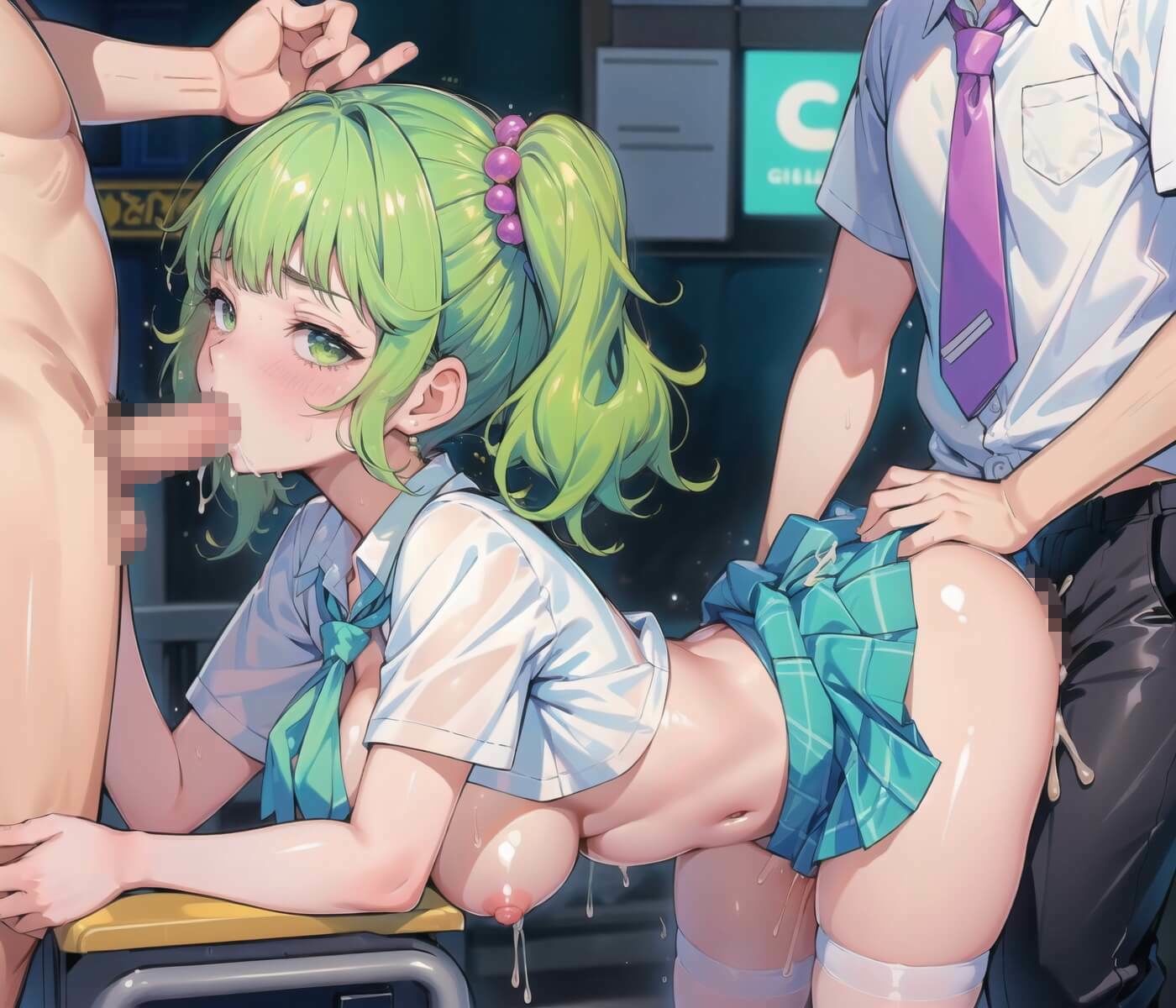 サンプル画像5:常識改変！どこでも孕ませ街4【豪華CG277枚収録】(ドリームラボ) [d_440603]