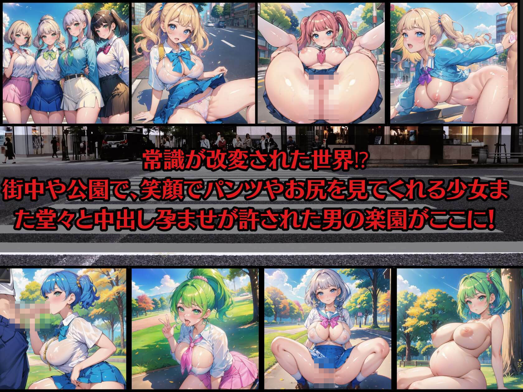 サンプル画像1:常識改変！どこでも孕ませ街5【豪華CG277枚収録】(ドリームラボ) [d_440607]