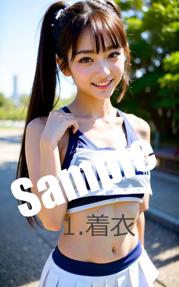 サンプル画像2:露出系撮影会 Vol2.チア編(痴女ステンドグラス) [d_440620]