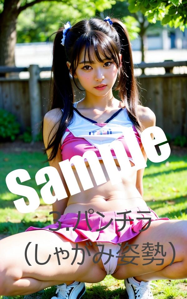 サンプル画像5:露出系撮影会 Vol2.チア編(痴女ステンドグラス) [d_440620]