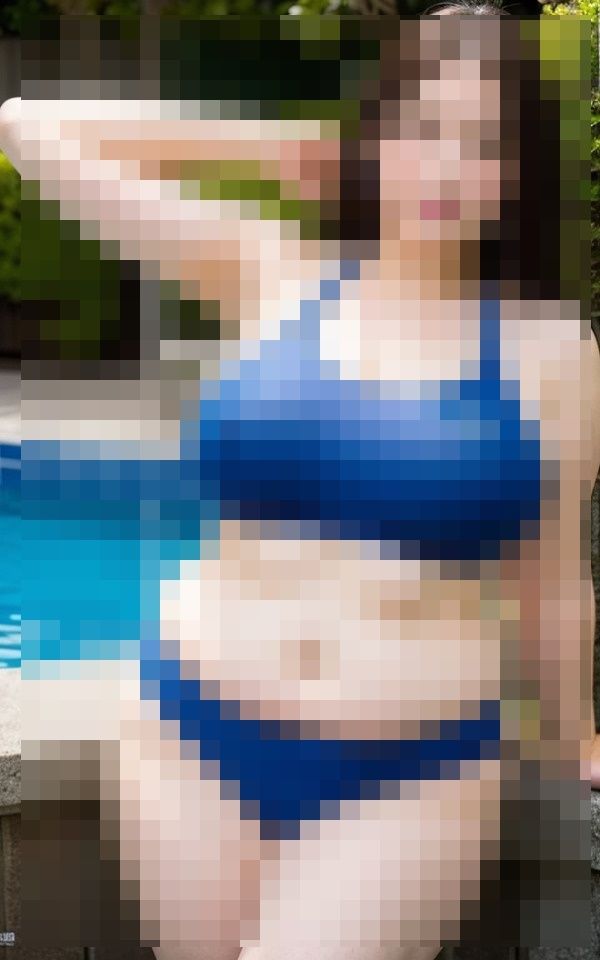 サンプル画像5:結婚生活が長くなる熟女奥様とプールで遊びその後ベッドで楽しんだ(A) [d_440651]