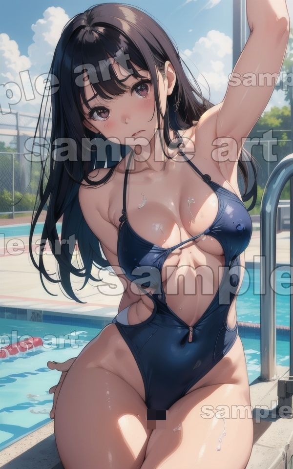 サンプル画像4:スク水ぶっかけスペシャル！近所の市民プールで仲良くなったJKに中出しセックス(寝る前に読みたくなる大人のエロ本) [d_440750]