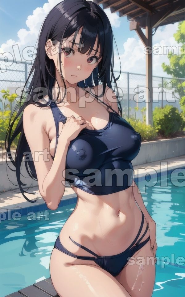 サンプル画像5:スク水ぶっかけスペシャル！近所の市民プールで仲良くなったJKに中出しセックス(寝る前に読みたくなる大人のエロ本) [d_440750]