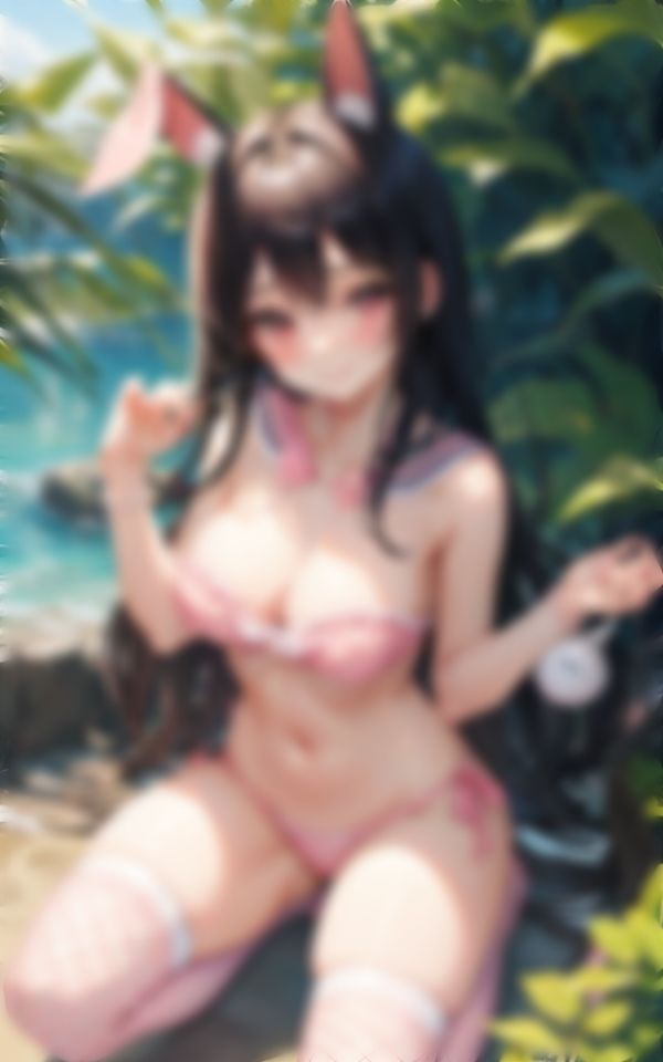 サンプル画像3:海辺のバニーちゃんVOL.1(panpanyama＋4D) [d_440773]