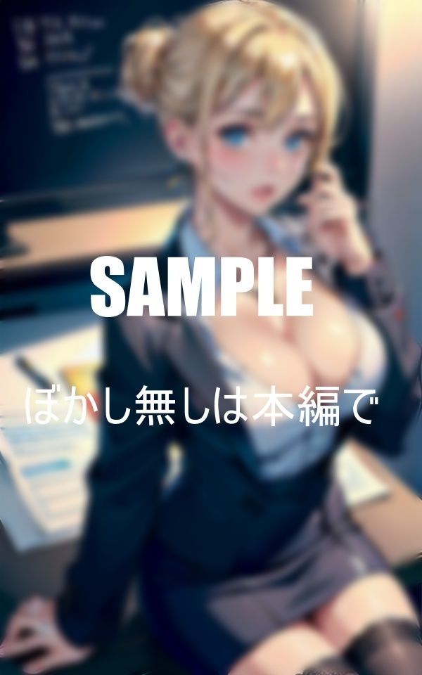サンプル画像4:欲求不満オフィスレディたちの性欲社内で男性社員を誘惑する(Mサークル) [d_440797]