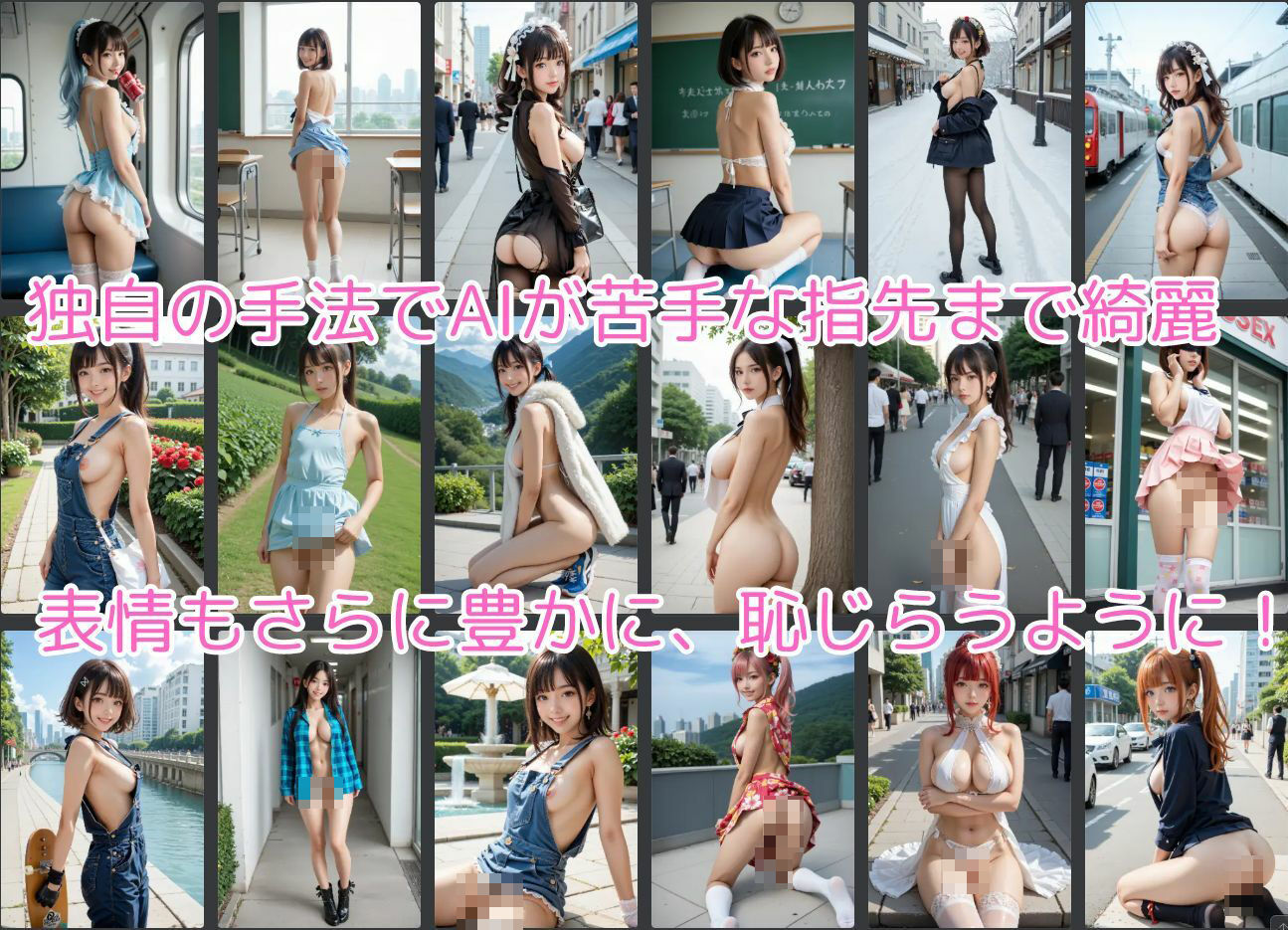 サンプル画像2:横乳野外露出美少女写真集(マジカルパレット) [d_440804]