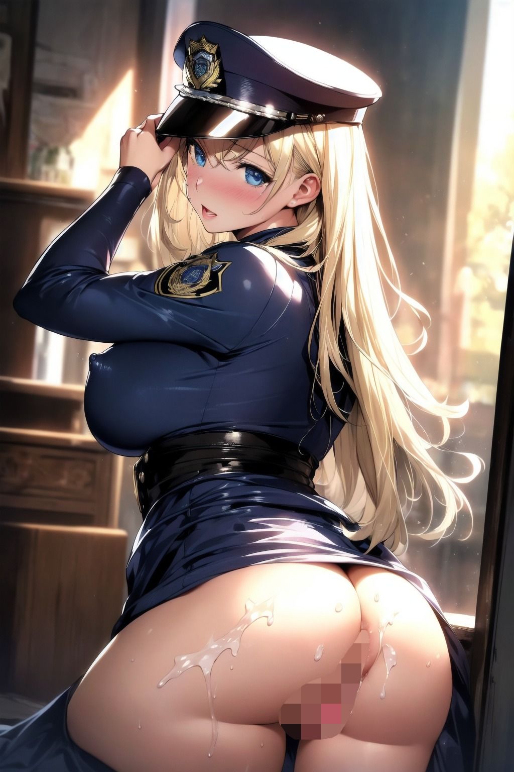 サンプル画像4:えちえちな金髪ギャルポリスが沢山現れた！！(えちえちむふふさん) [d_440805]