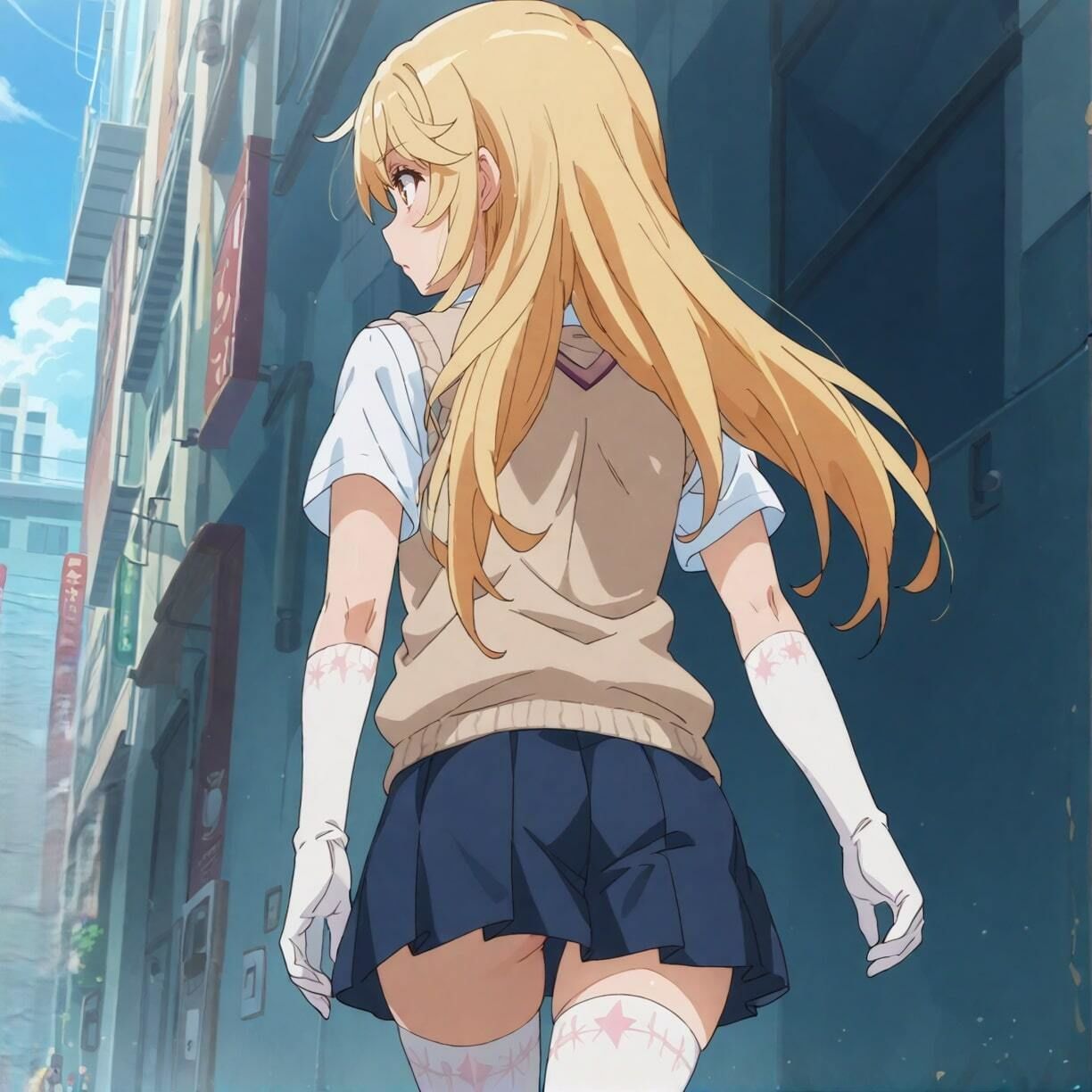 サンプル画像2:俺の操〇 〜肉便器NO.13 食蜂操〇 とある科学の金髪ドスケベボディの女王様〜(俺のAIする肉便器) [d_440878]