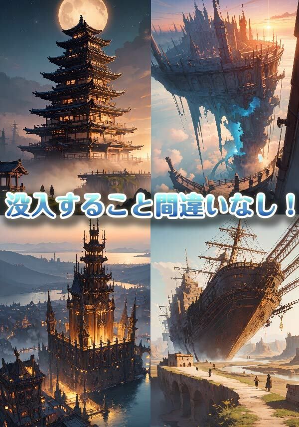 サンプル画像3:Fantasy World of Silence(天乃 鯱) [d_440893]