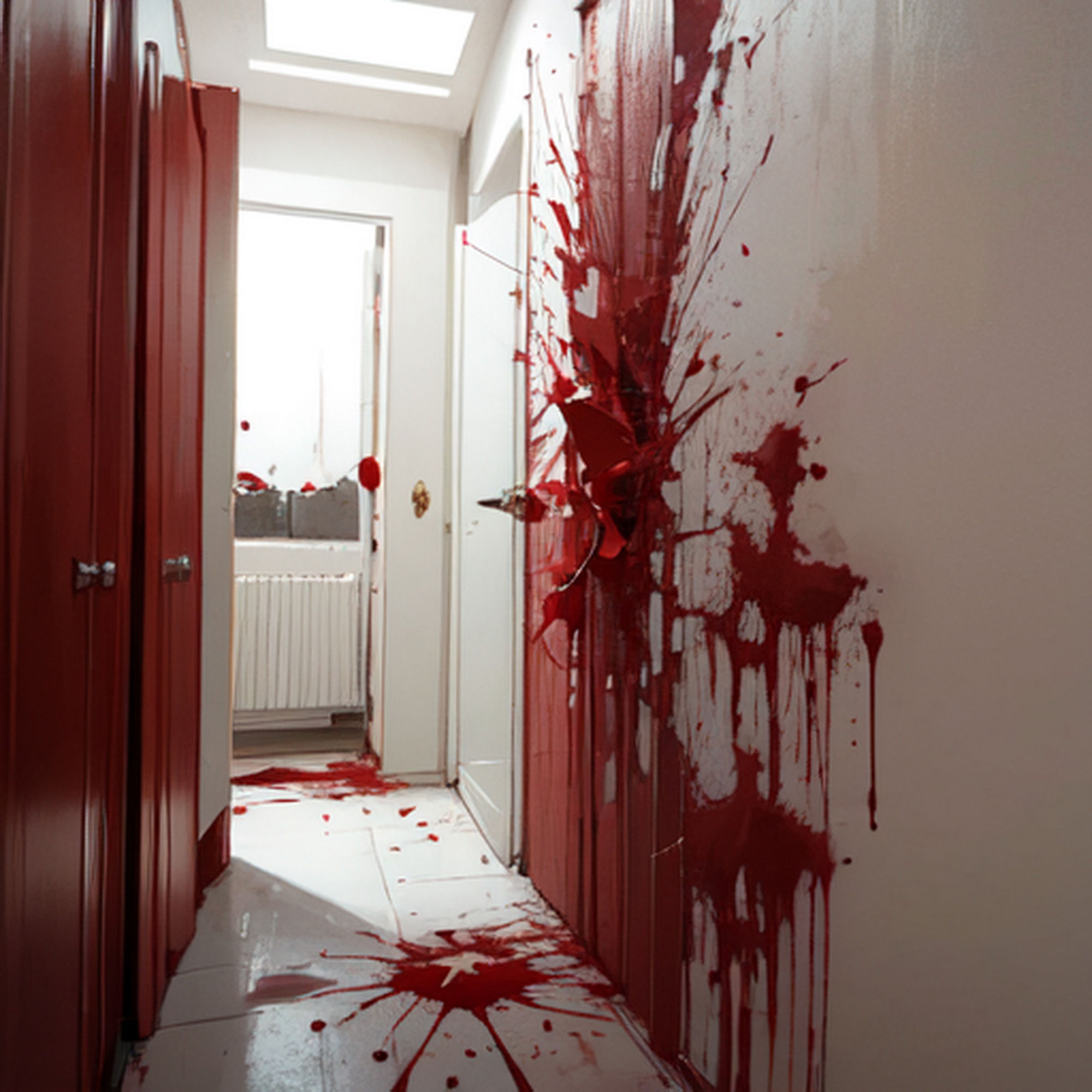 サンプル画像5:血のり・血飛沫 素材(豊川内角) [d_440989]