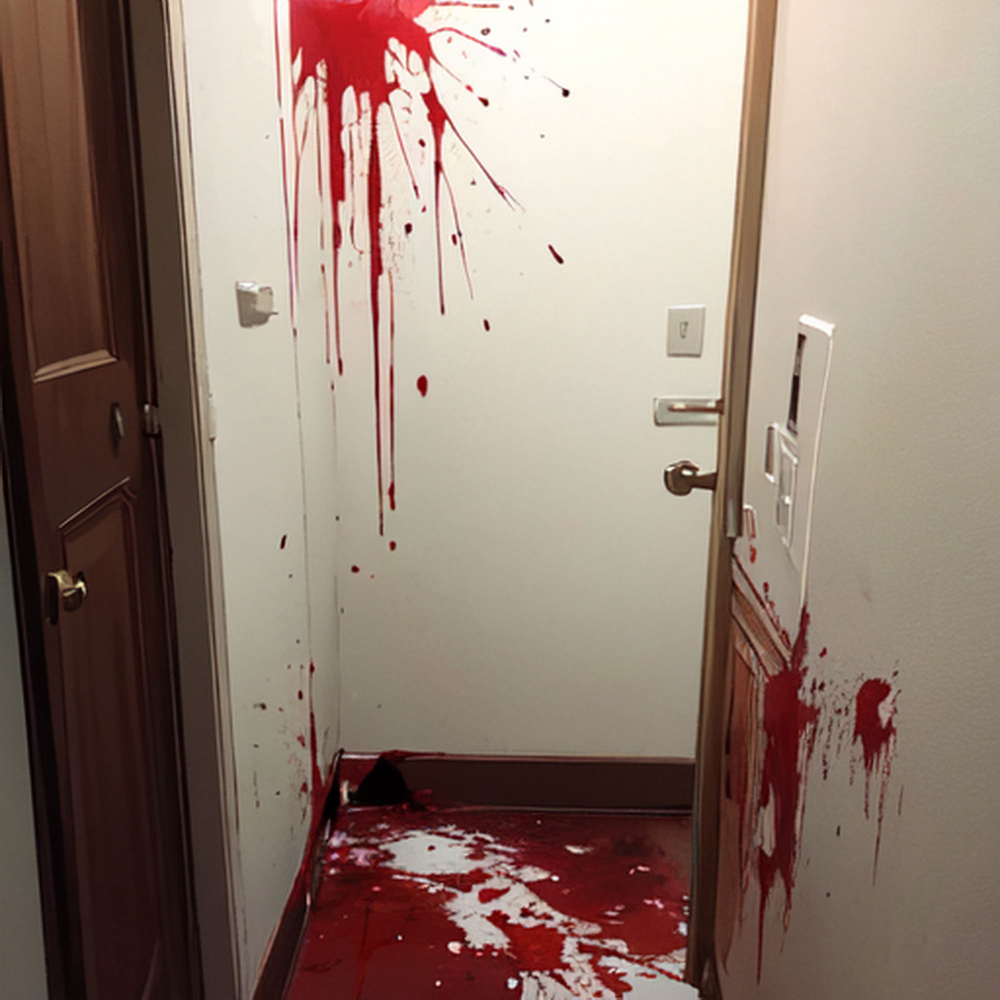 サンプル画像6:血のり・血飛沫 素材(豊川内角) [d_440989]