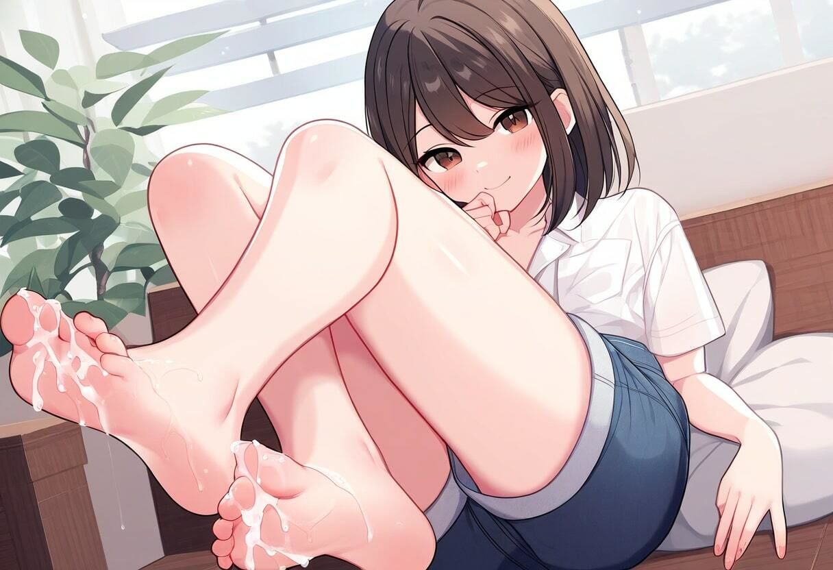 サンプル画像4:足フェチ性癖に理解ある教え子JK〜黒髪セミロングな清楚系ビッチ〜(晴耕雨読) [d_441022]