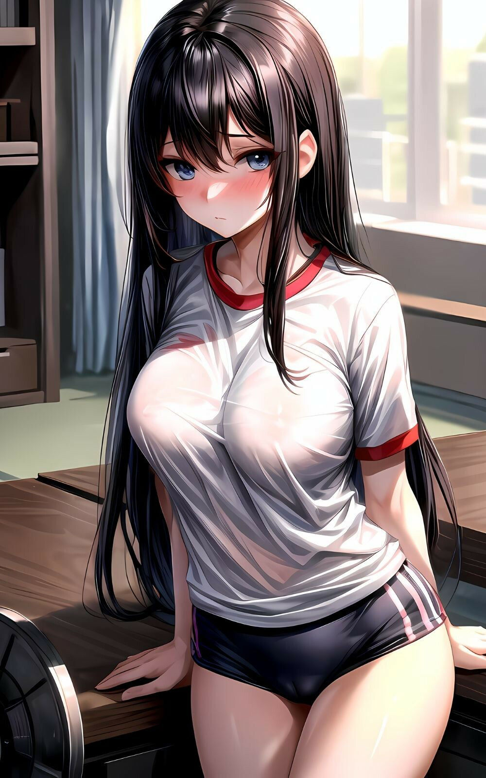 サンプル画像1:ブルマ体操着の女子校生とヤリまくり(Aidoll) [d_441129]