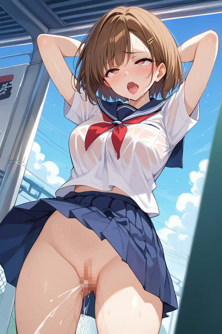 サンプル画像5:通勤道中であの娘にみだらな行為をする話(綾瀬穂乃香) [d_441142]