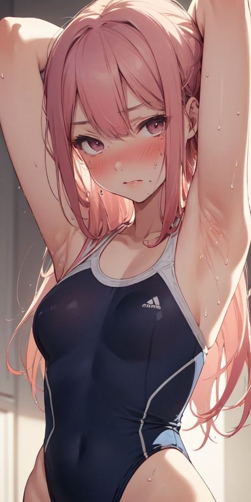 サンプル画像2:【200枚】スポーツ美少女たちのムレムレ汗ばむ腋(紺色ドリーム) [d_441268]