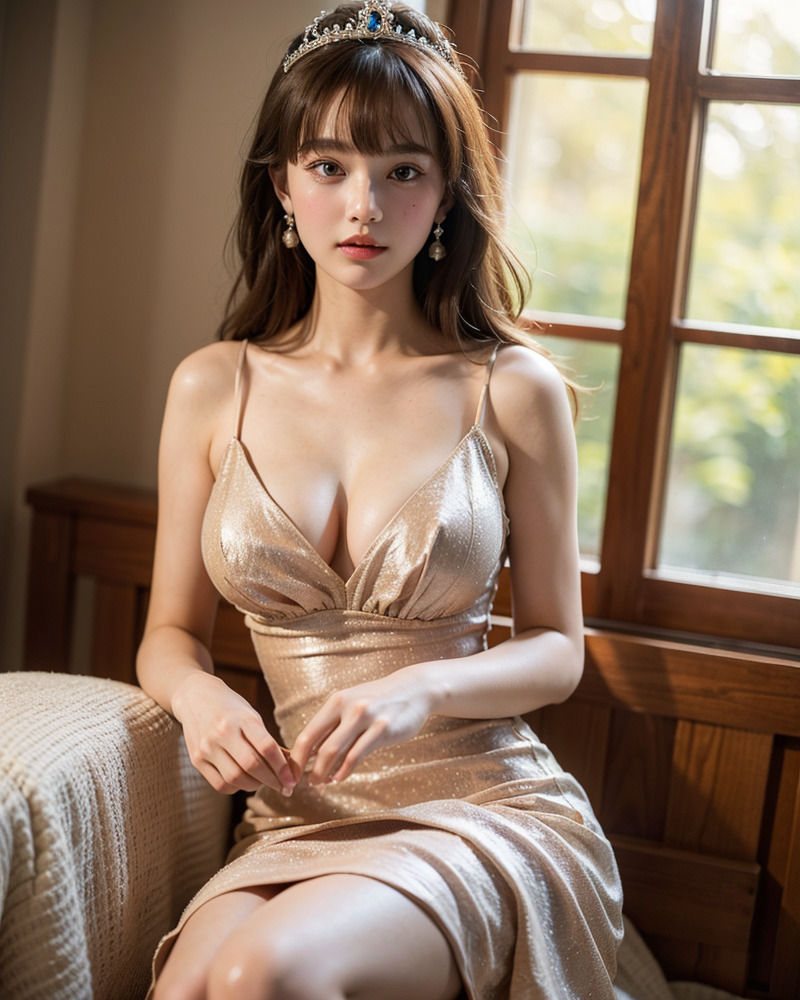 サンプル画像1:姫の秘密 実写系AI超リアルCG集（277枚）(kohane@AI girl) [d_441290]