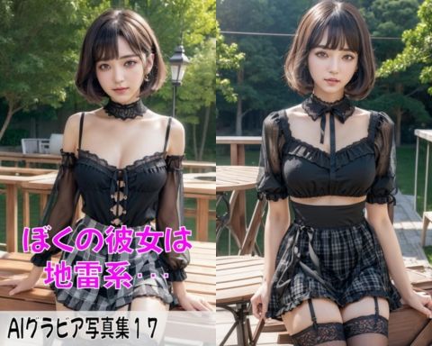 サンプル画像1:AIグラビア写真集17〜ぼくの彼女は地雷系・・・〜(ねも) [d_441349]