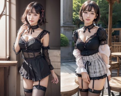 サンプル画像4:AIグラビア写真集17〜ぼくの彼女は地雷系・・・〜(ねも) [d_441349]