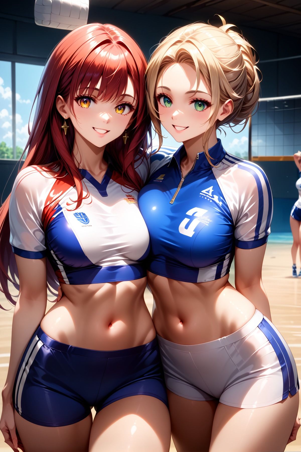 サンプル画像1:女子バレー部員アソート(はちのじ堂) [d_441381]