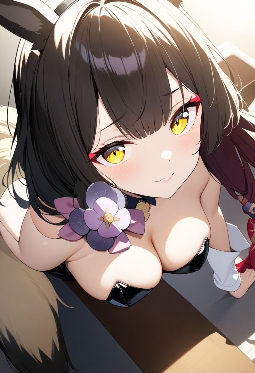 サンプル画像6:ブルーアーカ◯ブ 狐坂ワ◯モグラビア画像集(ぱーぷるでい) [d_441568]