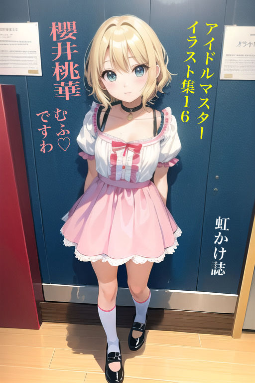 サンプル画像1:虹かけ誌 アイドルマスター イラスト集16 櫻井桃華 むふ？ですわ(九情承太郎商店) [d_441577]