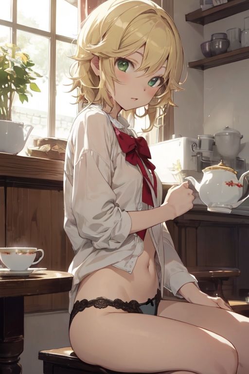 サンプル画像5:虹かけ誌 アイドルマスター イラスト集16 櫻井桃華 むふ？ですわ(九情承太郎商店) [d_441577]