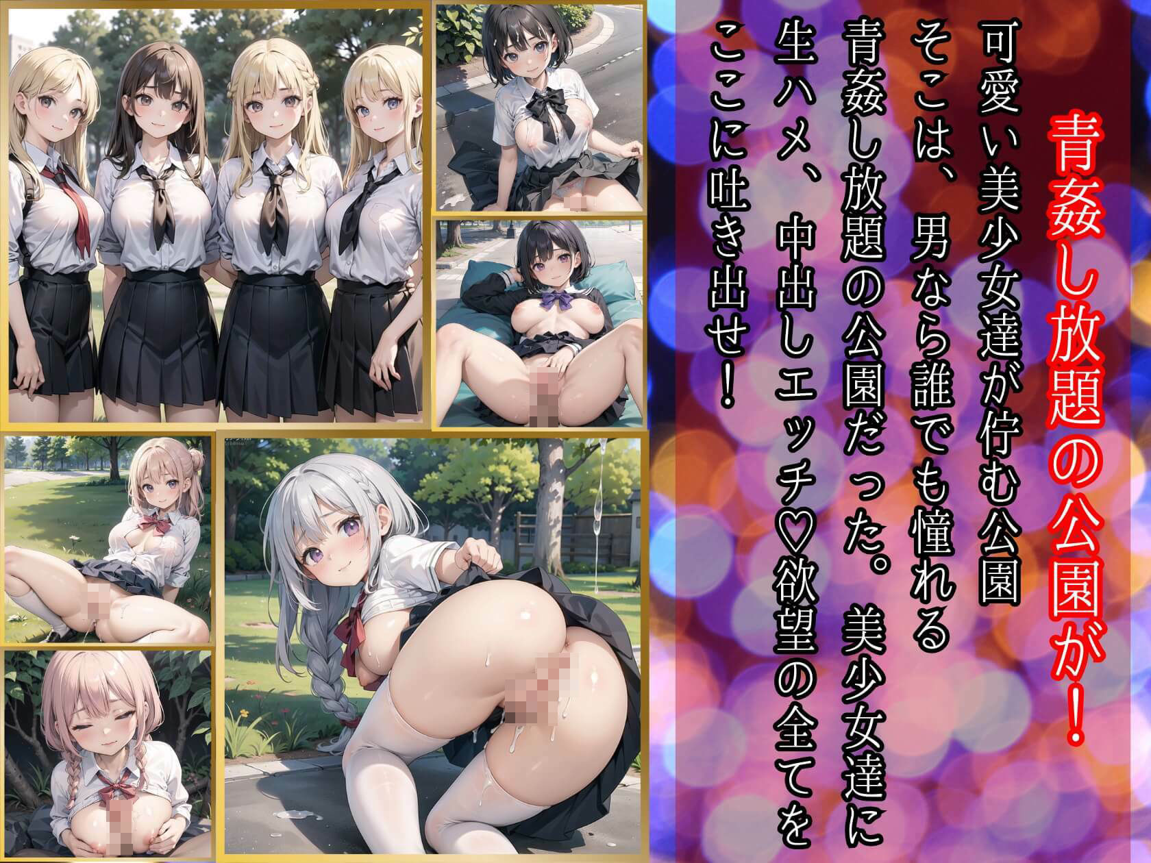 サンプル画像1:たくさん出して青姦祭り【豪華CG200枚収録】(ルビーの瞳) [d_441705]