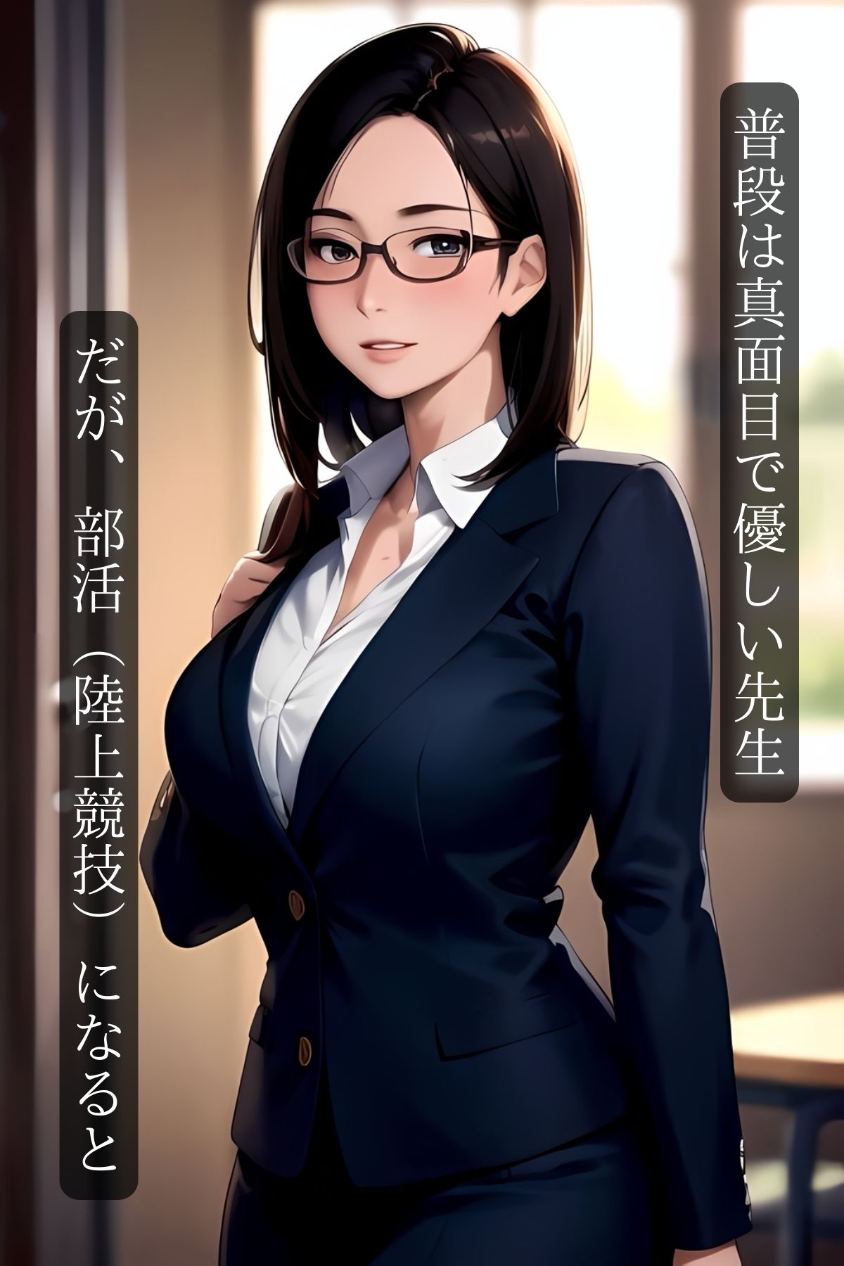 サンプル画像1:陸上部の巨乳先生 男子部員の射精管理失敗(WEEKEND GIRLS) [d_441714]