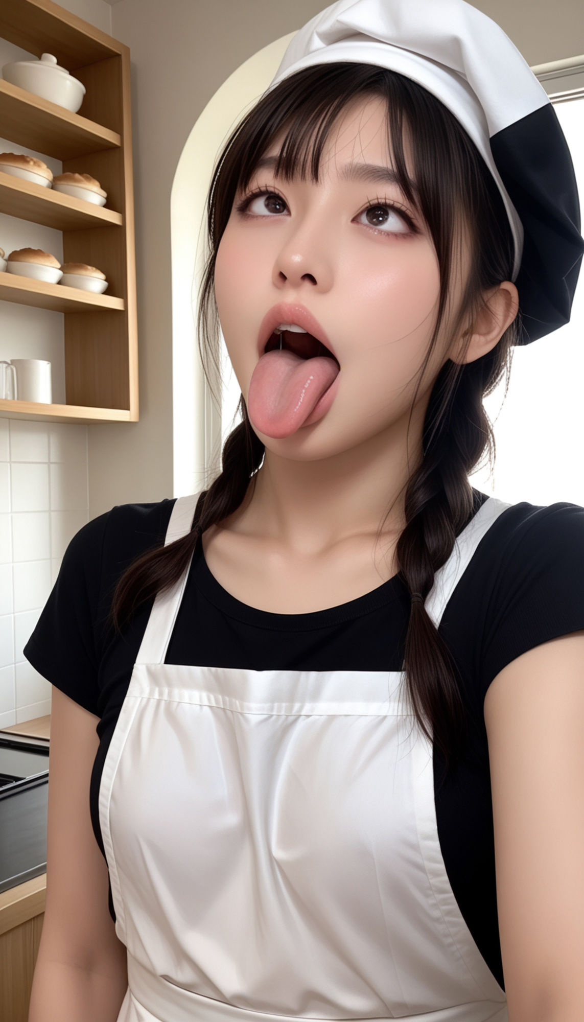 サンプル画像6:【着エロ】世の中の女、全員がアへ顔の世界線！コスプレ JK OL スーツ サンタ ジム 野外 チアガール チアリーダー ナース パン屋 店員 ポリス 警察 メイド 彼女 浴衣 着物(愛の女神) [d_441921]