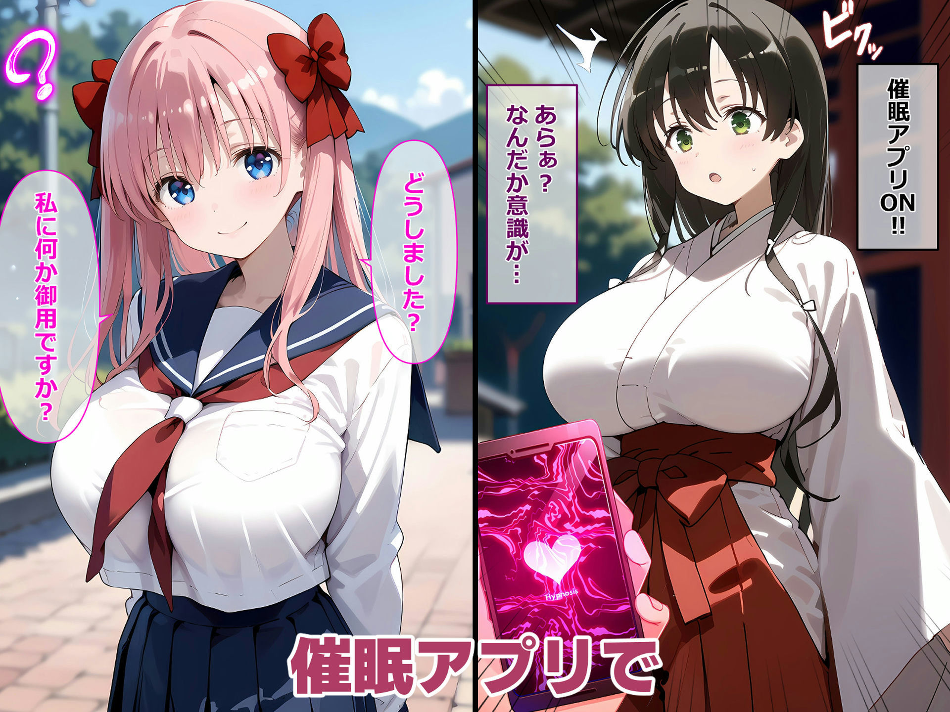 咲のヒロインと汗だくSEXする話の画像1
