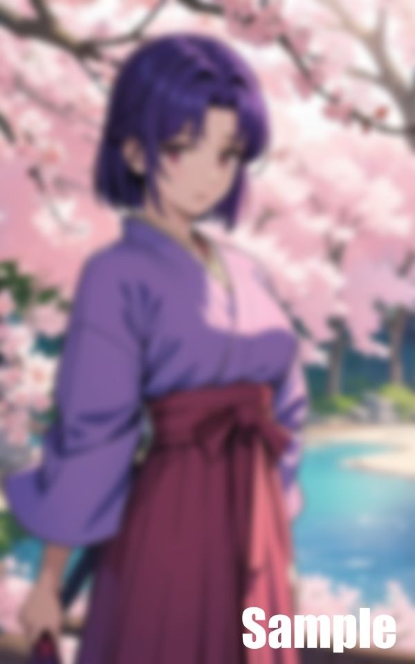 サンプル画像4:サクラ風吹の中で合体(なぶせ) [d_441963]