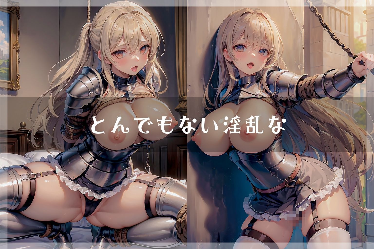 サンプル画像3:【たっぷり500枚♪】異世界女騎士快楽堕ち〜性奴●となった女騎士たち〜(えいあいどぉる) [d_441983]