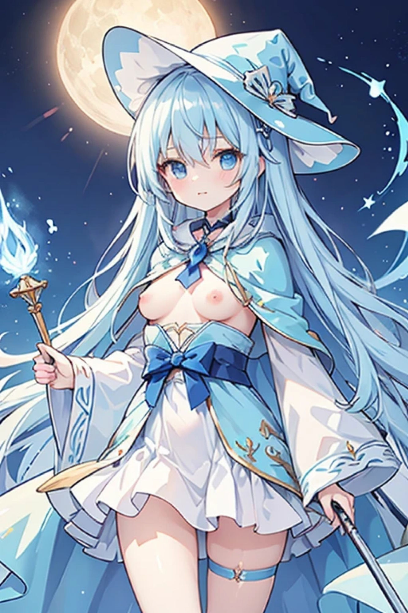 サンプル画像5:ライトブルーウィッチのアレやコレ(rweb324) [d_442034]