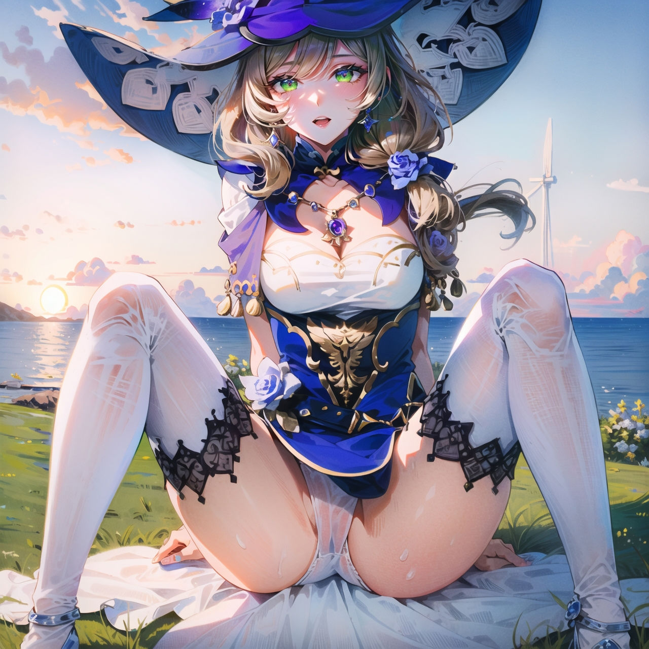 サンプル画像1:品のある綺麗なお顔のリ○がいろんな衣装でアヘアへしてくれるってよ_SEXオナニーその他編(dempa) [d_442049]