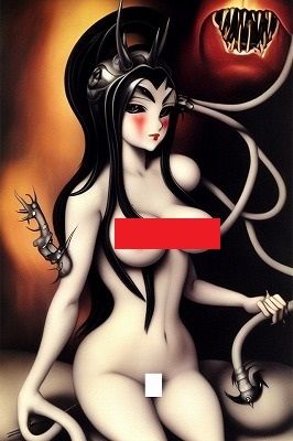 サンプル画像1:巨乳ホラー:巨乳美女の妖術使い（5選）(MUTANTITS) [d_442073]