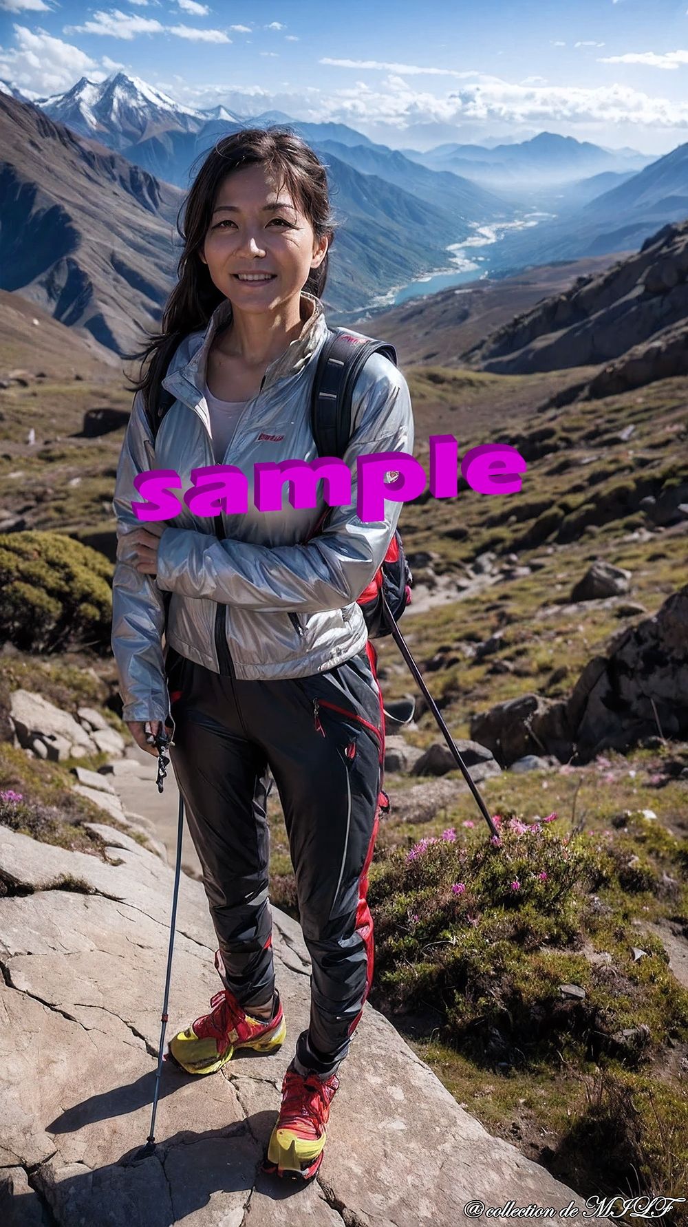 サンプル画像5:【AI】山登り女子の歓びと楽しみ(熟女コレクション) [d_442128]