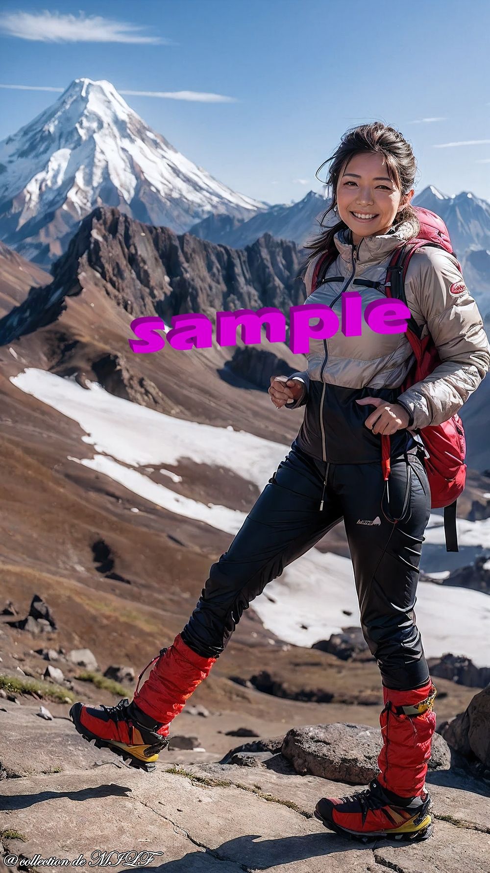 サンプル画像6:【AI】山登り女子の歓びと楽しみ(熟女コレクション) [d_442128]